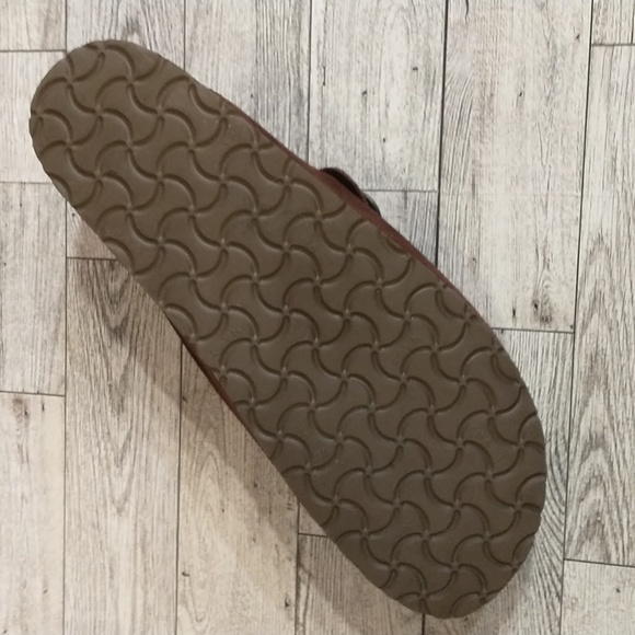 Naots Scandinavian Collection Embroidered Suede Leather Clog Sz 8 - Picture 6 of 9